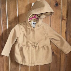 Old Navy Toddler Hooded Coat in Camel/Tan
